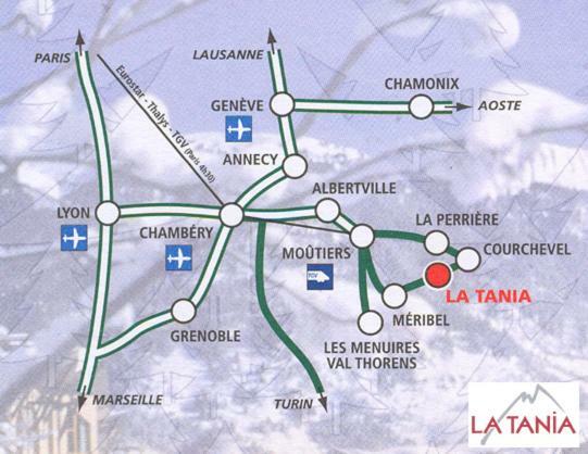 Appartement La Tania 2 Pieces Garage Dans Chalet Pied Pistes Εξωτερικό φωτογραφία